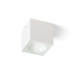 SENZA SQ ceiling white clear glass 230V LED 6W IP65  3000K - Image 2