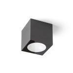 SENZA SQ ceiling anthracite grey clear glass 230V LED 6W IP65 3000K - Image 2
