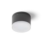 ORIN R ceiling anthracite grey satinated acrylic 230V LED 10W IP54 3000K