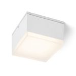ORIN SQ ceiling white satinated acrylic 230V LED 10W IP54 3000K