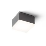 ORIN SQ ceiling anthracite grey satinated acrylic 230V LED 10W IP54 3000K - Image 2