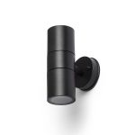 SORANO II wall black plastic 230V LED GU10 2x8W IP44 - Image 4