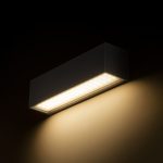 CAMARGUE wall anthracite grey satinated glass 230V LED 6W IP65 3000K - Image 3