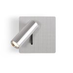 MIG wall matt nickel 230V LED 3W 30° 3000K