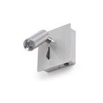 MIG wall matt nickel 230V LED 3W 30° 3000K - Image 2