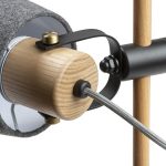 CHOUPETTE wall adjustable black grey textile/wood 230V LED E27 11W - Image 4