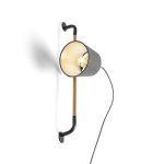 CHOUPETTE wall adjustable black grey textile/wood 230V LED E27 11W - Image 5
