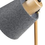 CHOUPETTE wall adjustable black grey textile/wood 230V LED E27 11W - Image 3