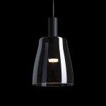 BELLINI M LED pendant black smoke-colored glass 230V LED 5W 30°  3000K - Image 3