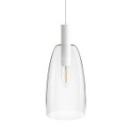 BELLINI L E14 pendant white clear glass 230V LED E14 15W - Image 2