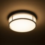 GRANDE LED 25 ceiling  opal-colored glass/chrome 230V LED 12W IP44  3000K - Image 3