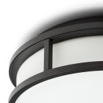 GRANDE LED 25 ceiling  opal-colored glass/black 230V LED 12W IP44  3000K - Image 4
