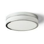 CIRA LED 35 ceiling  opal-colored glass/chrome 230V LED 24W IP44  3000K