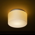 ARANA R 27 ceiling  opal-colored glass/chrome 230V LED E27 15W IP44 - Image 2