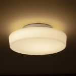 ZARA LED 26 ceiling  opal-colored glass/chrome 230V LED 12W IP44  3000K - Image 2