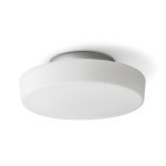 ZARA LED 26 ceiling  opal-colored glass/chrome 230V LED 12W IP44  3000K - Image 3