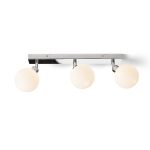 BOLLY III surface mounted  opal-colored glass/chrome 230V LED G9 3x3W IP44 - Image 3