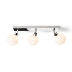 BOLLY III surface mounted  opal-colored glass/chrome 230V LED G9 3x3W IP44 - Image 4