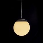 BOLLY 17 pendant  opal-colored glass/chrome 230V LED E27 11W IP44 - Image 4