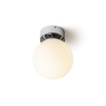 BOLLY 17 ceiling  opal-colored glass/chrome 230V LED E27 11W IP44 - Image 3