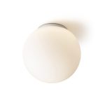 BOLLY 26 ceiling  opal-colored glass/chrome 230V LED E27 15W IP44 - Image 3