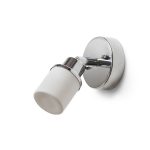 LINN I wall  opal-colored glass/chrome 230V LED G9 3W IP44