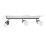 LINN III surface mounted  opal-colored glass/chrome 230V LED G9 3x3W IP44