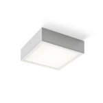 STRUCTURAL LED 20x20 surface mounted  brushed aluminum 230V LED 12W  3000K