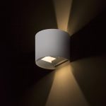 TITO R DIMM wall white  230V LED 2x3W IP65  3000K - Image 4