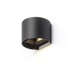 TITO R DIMM wall black  230V LED 2x3W IP65  3000K