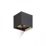 TITO SQ DIMM wall black 230V LED 2x3W IP65 3000K - Image 2