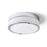 CIRA LED 23 ceiling opal-colored glass/chrome 230V LED 12W IP44 3000K - Image 2