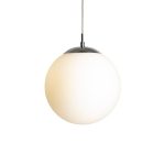 LUNA 25 pendant  opal-colored glass/chrome 230V LED E27 15W - Image 3