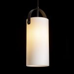JULIETTA 31 pendant  opal-colored glass/black 230V LED E27 15W - Image 2
