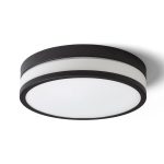 CIRA LED 35 ceiling opal-colored glass/black 230V LED 24W IP44 3000K - Image 2