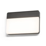 GAVIN wall anthracite grey frosted acrylic 230V LED 13W IP65 3000K - Image 2