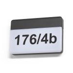 GAVIN wall anthracite grey frosted acrylic 230V LED 13W IP65 3000K - Image 5