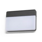 GAVIN wall anthracite grey frosted acrylic 230V LED 13W IP65 3000K - Image 3