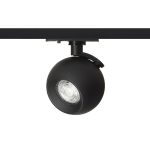 SIENA for 1-circuit tracks black  230V LED GU10 9W