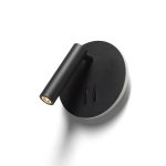 THALIA wall black satinated acrylic 230V LED 6+3W 3000K - Image 3