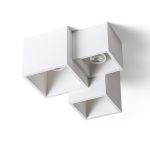 JACK III ceiling plaster 230V LED GU10 3x5W