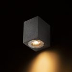 KANE I wall  concrete/dark granite 230V LED GU10 5W IP65 - Image 3