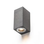 KANE II wall  concrete/dark granite 230V LED GU10 2x5W IP65