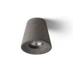 VOLCA ceiling  concrete/dark granite 230V LED GU10 5W - Image 2