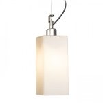 LIZ NEW pendant  opal-colored glass/chrome 230V LED E27 15W - Image 2