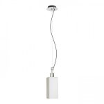 LIZ NEW pendant  opal-colored glass/chrome 230V LED E27 15W - Image 3