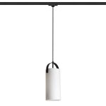 JULIETTA 31 for 3-circuit tracks opal-colored glass/black 230V LED E27 15W — изображение 2