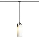 JULIETTA 31 for 1-circuit tracks opal-colored glass/black 230V LED E27 15W - Image 2