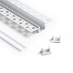 LED PROFILE B recessed 1m aluminum/frosted acrylic - Image 3