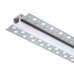 LED PROFILE B recessed 1m aluminum/frosted acrylic - Image 2